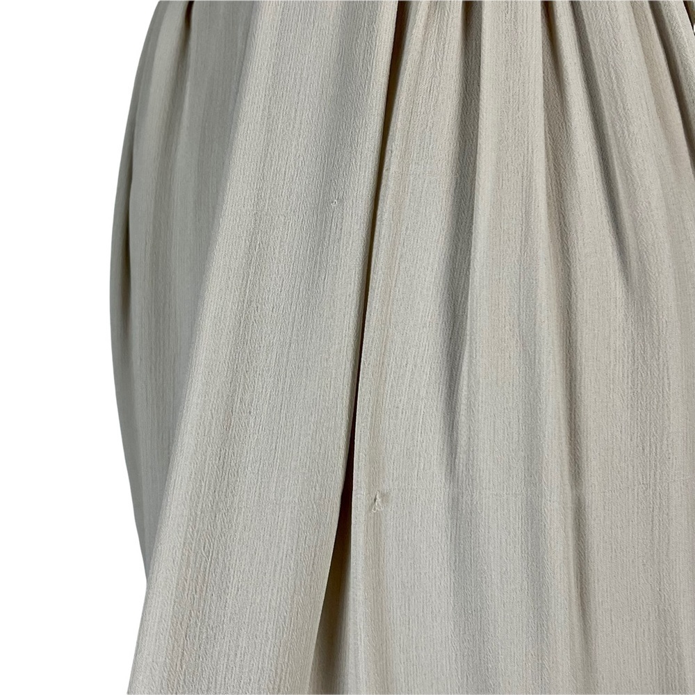 WATTERS MICAH SANDSTONE CRINKLE CHIFFON A LINE HALTER BRIDESMAID FORMAL GOWN - Picture 11 of 16
